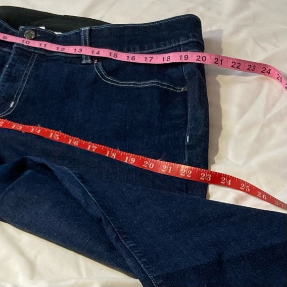 Lane Bryant Slimming Flare Dark Denim Jeans Plus Size Womens 20R - Picture 9 of 12